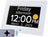 Large Digital Calendar Clock for Seniors with Date, Day & 12 Alarms