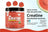 Topteng  Watermelon-flavored Creatine Monohydrate Gummies