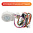 W11578030 Refrigerator Freezer Evaporator Fan Motor Replaces W11402610 AP7186685