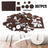 357 Piece Self-Stick Furniture Felt Pads for Hard Surfaces Brown