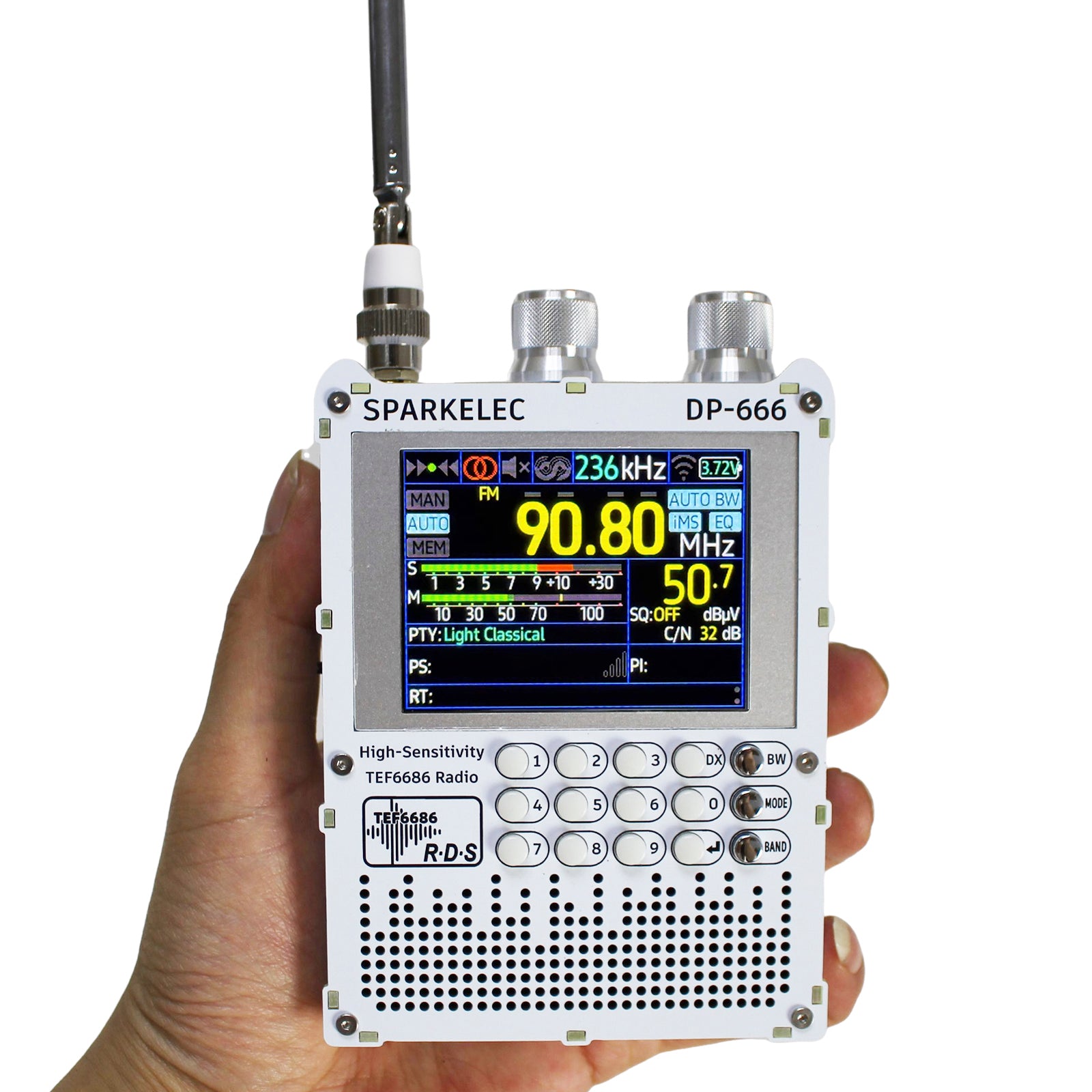 TEF6686 DSP Radio DP-666 High Sensitivity Full Band FM AM LW MW Shortwave Radio
