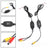 Wireless 12Led Dynamic Trajectory Parking Line Reverse Backup Camera Night View