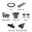 18L Ash Vacuum Cleaner, Powerful 1800W Wet/Dry Shop Vac with Blower Function for Fireplaces, BBQ & Pellet Stoves