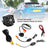 Car 8LED Dynamic Trajectory Parking Line Bus Truck Wireless Reverse Image Camera