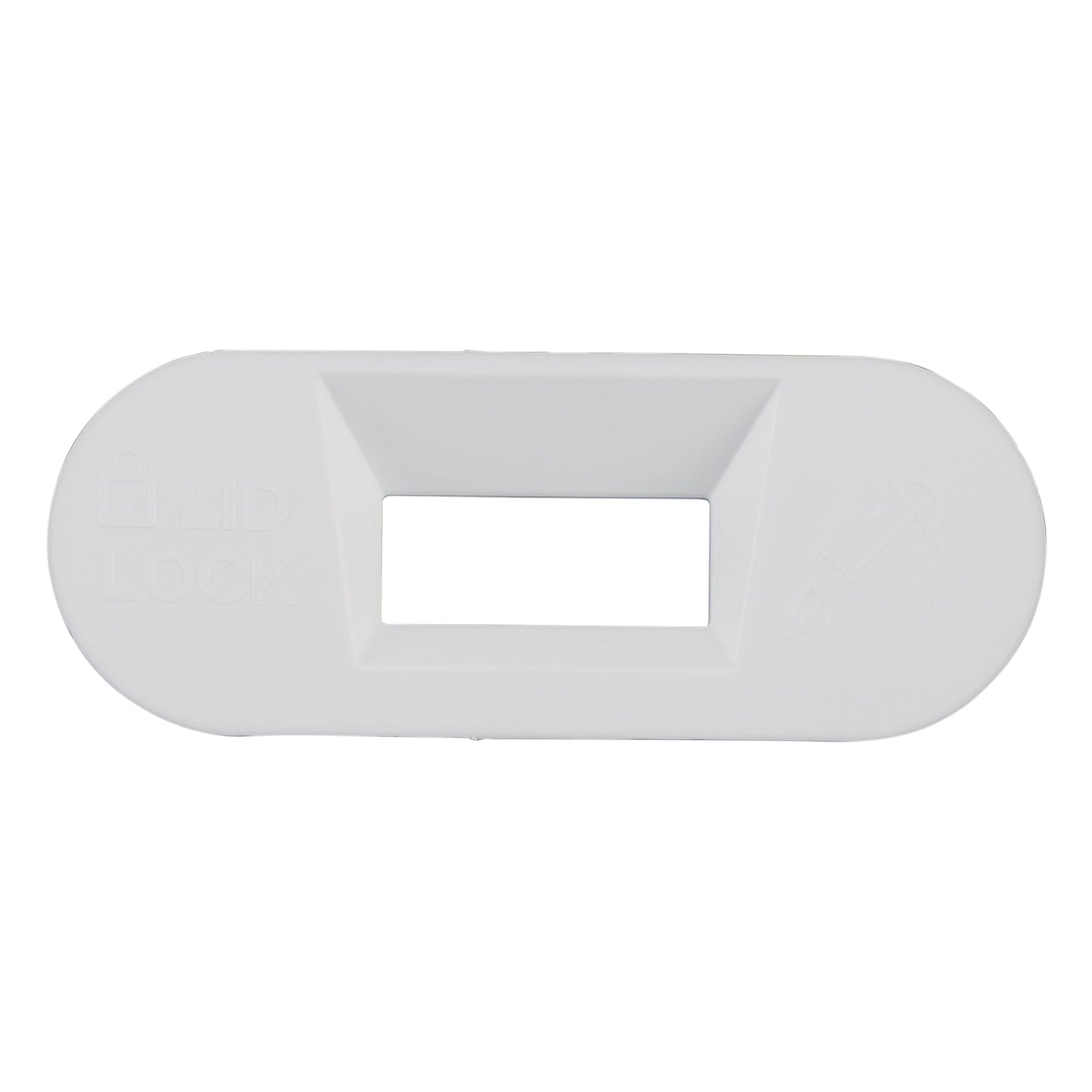 W11545554 Washer Lid Lock Bezel for Whirlpool, Maytag & Kenmore, Replaces AP7018858 (White)