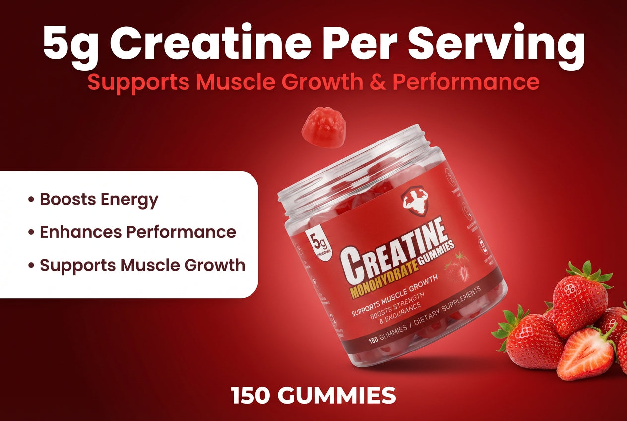 Topteng  Strawberry-flavored Creatine Monohydrate Gummies