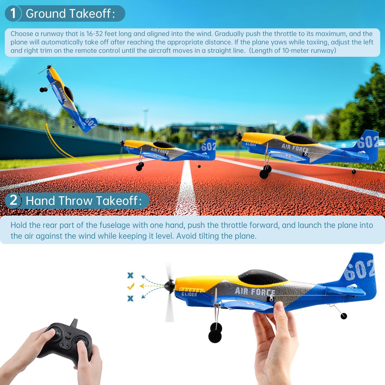 RC Fighter Airplane Collection – BF-109 & P-51 Mustang Models