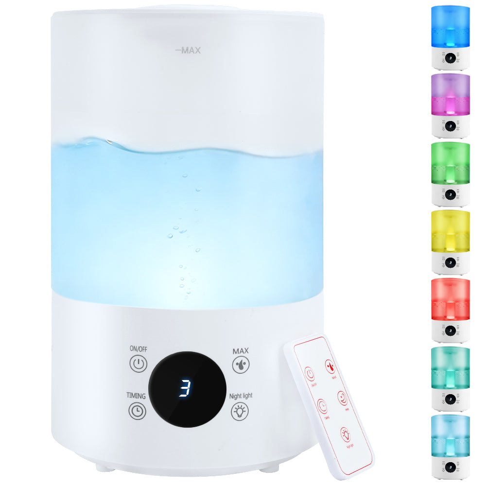 Humidifiers for Bedroom  4L Cool Mist Humidifier for Home Plant and Baby Nursery