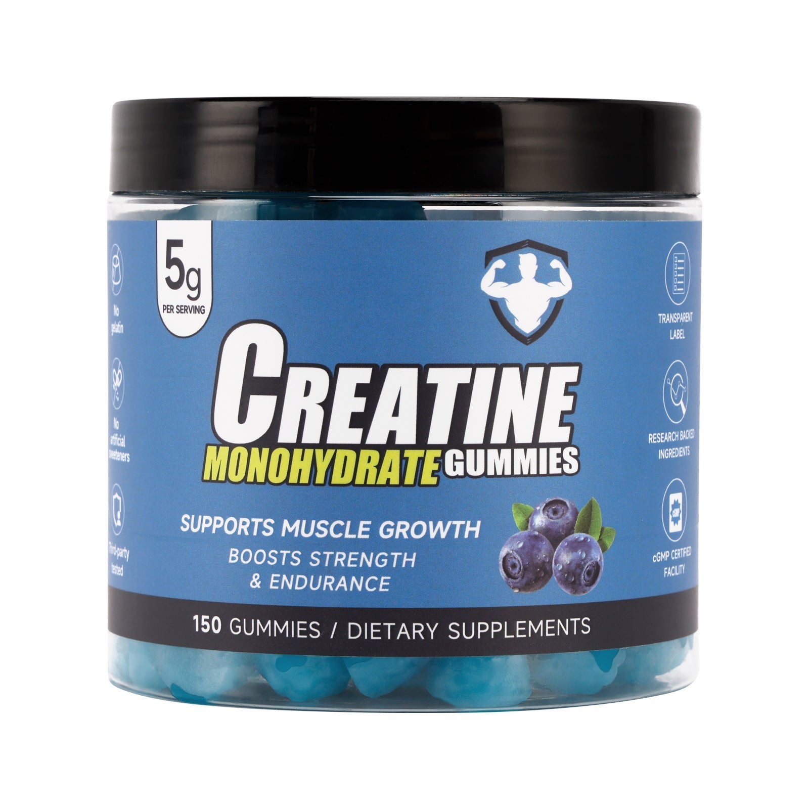 Topteng  Blueberry-flavored Creatine Monohydrate Gummies