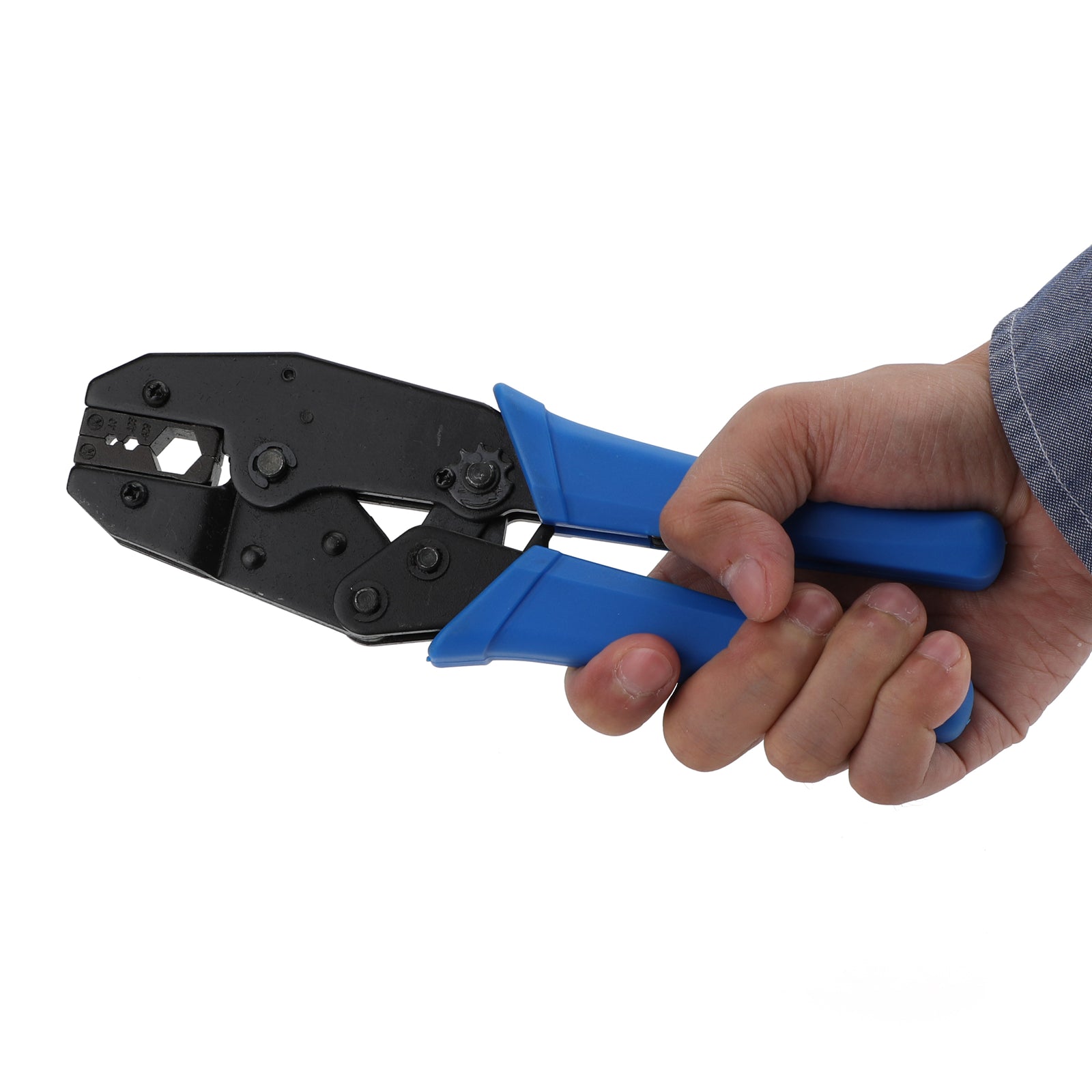 Multifunctional Compression 9" Professional Hex Crimping Tool Coaxial Cable for F-pin/Coax/BNC SMA Connectors RG Types