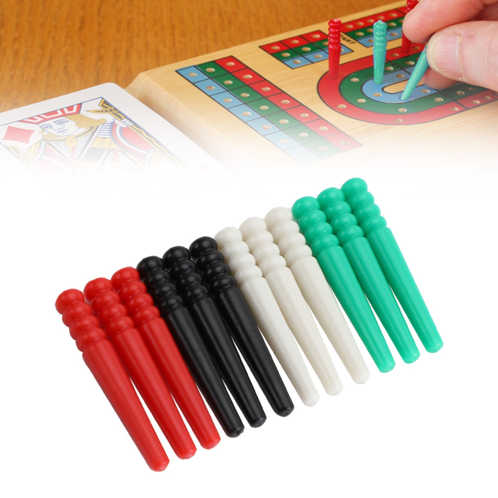 12 Pcs Cribbage Pegs Fit 1/8 3/16 1/4 Holes Cribbage Pegs Traditional Board Game