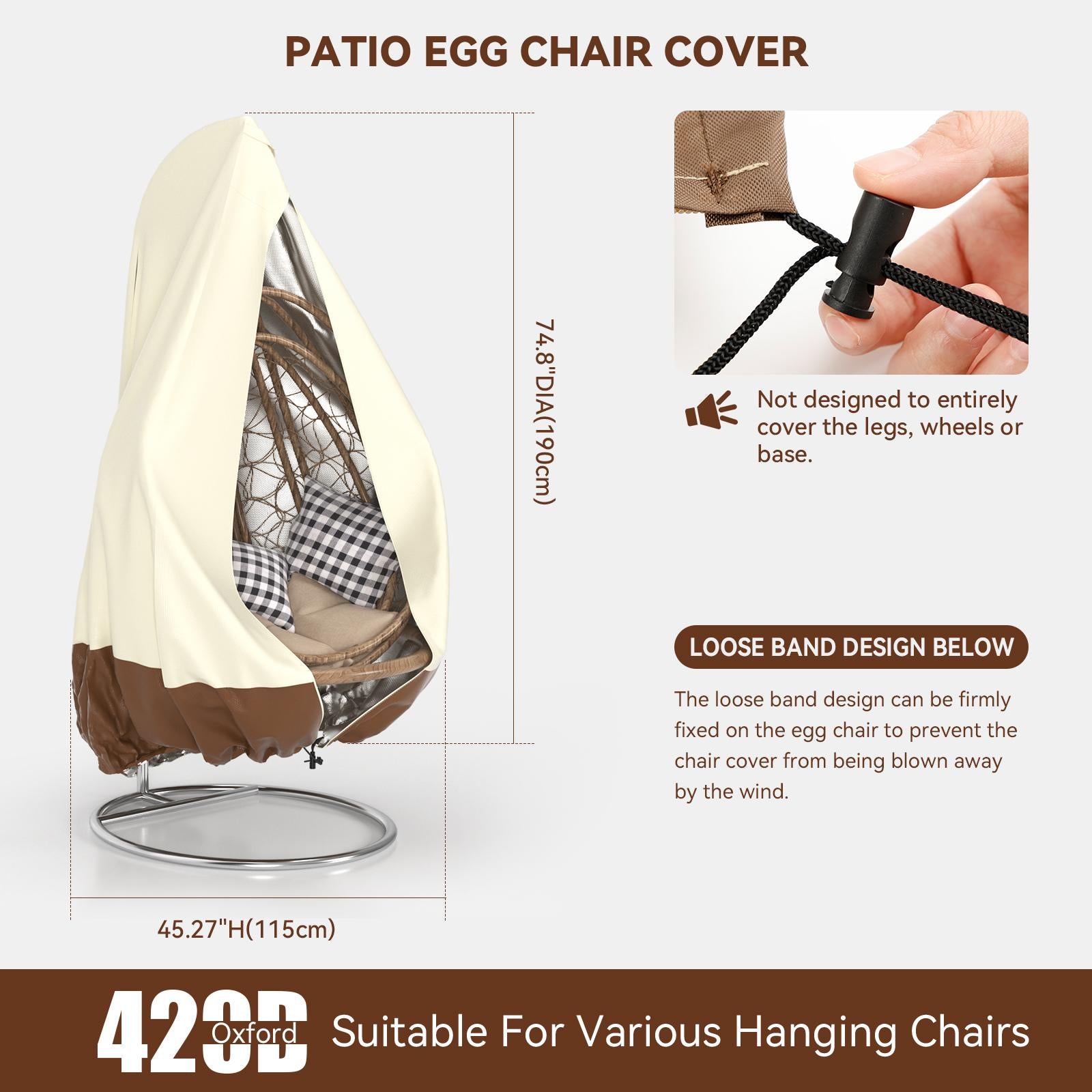 Patio Egg Chair Cover