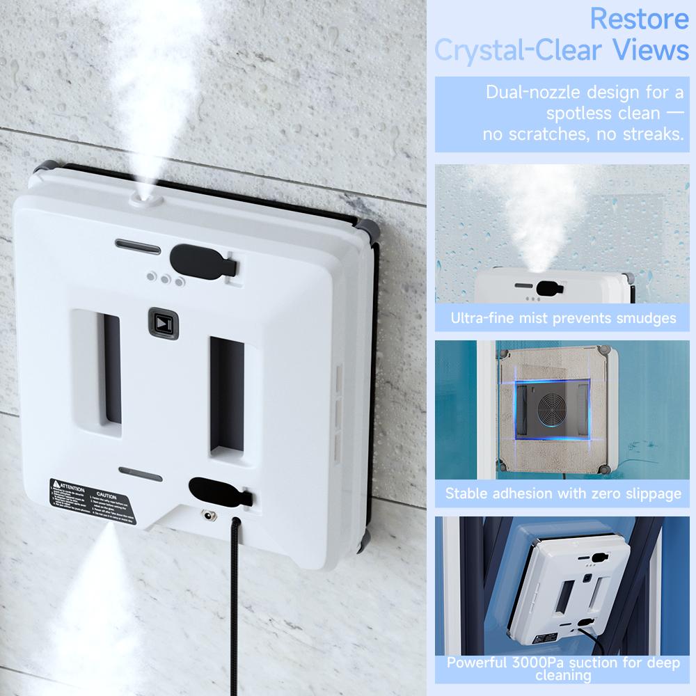 Hands-Free Smart Window Cleaning Robot
