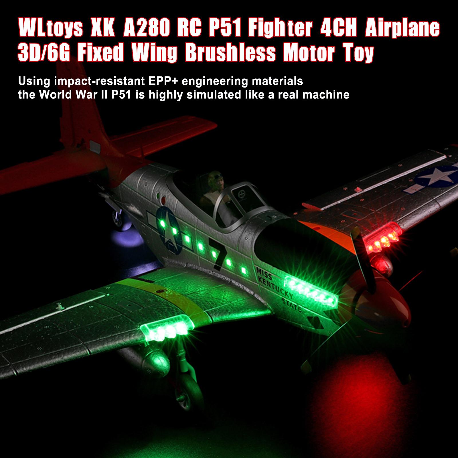 RC Fighter Airplane Collection – BF-109 & P-51 Mustang Models