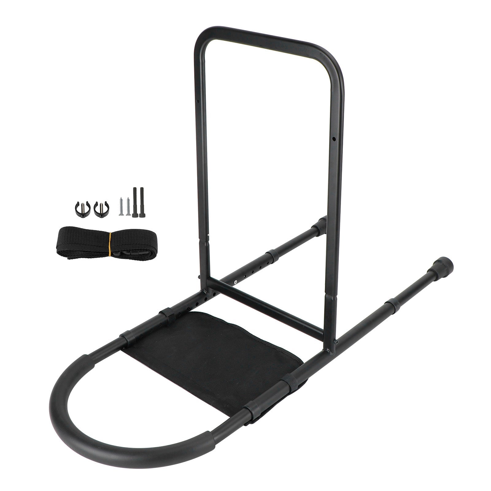 Foldable Bed Rail Safety Assist Handle Hand Guard Grab Bar Elderly Handicap