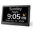 Large Digital Calendar Clock for Seniors with Date, Day & 12 Alarms