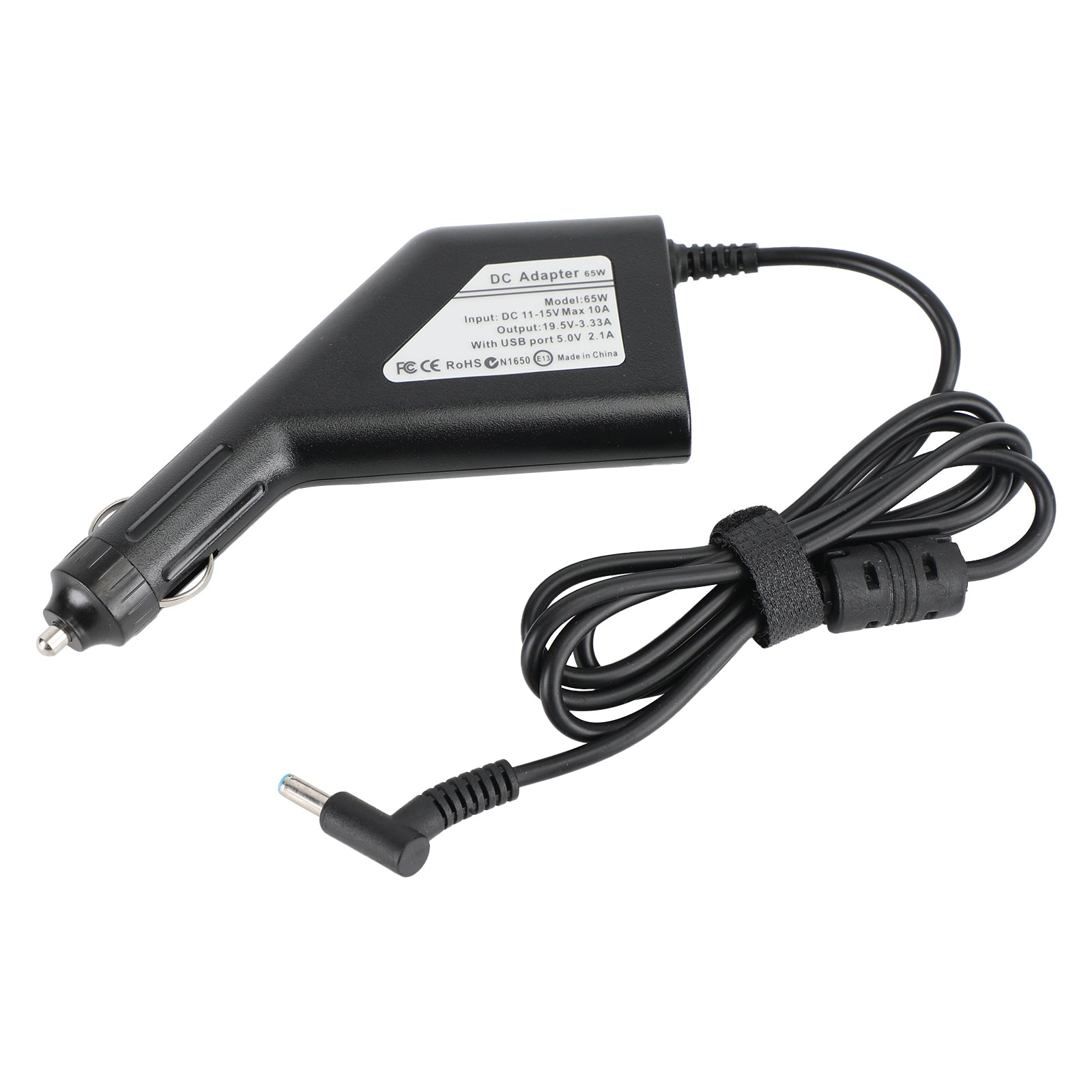 Replacement 65W HP Laptop Charger – 19.5V 3.33A Car & AC Adapter, 4.5x3.0mm
