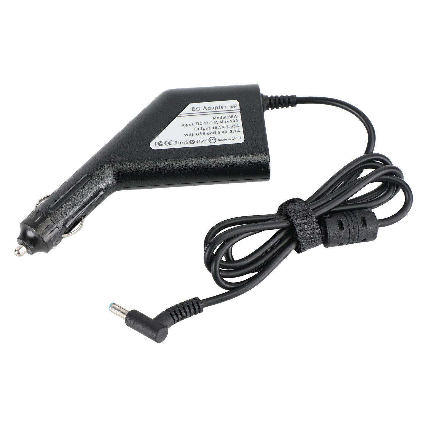 Replacement 65W HP Laptop Charger – 19.5V 3.33A Car & AC Adapter, 4.5x3.0mm