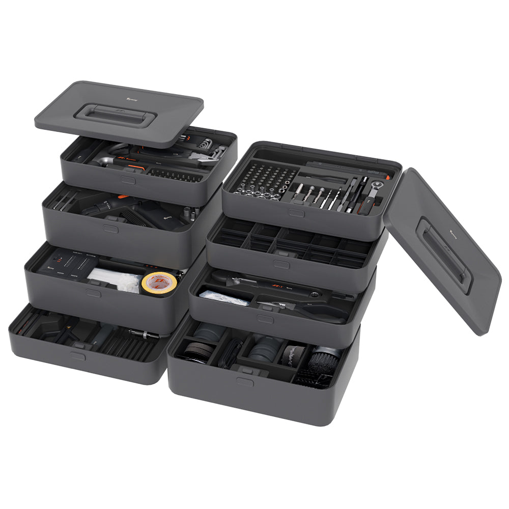 Multifunctional Home & Auto & Woodworkers Repair Tool Kit, Boxs-ABCDFGIH