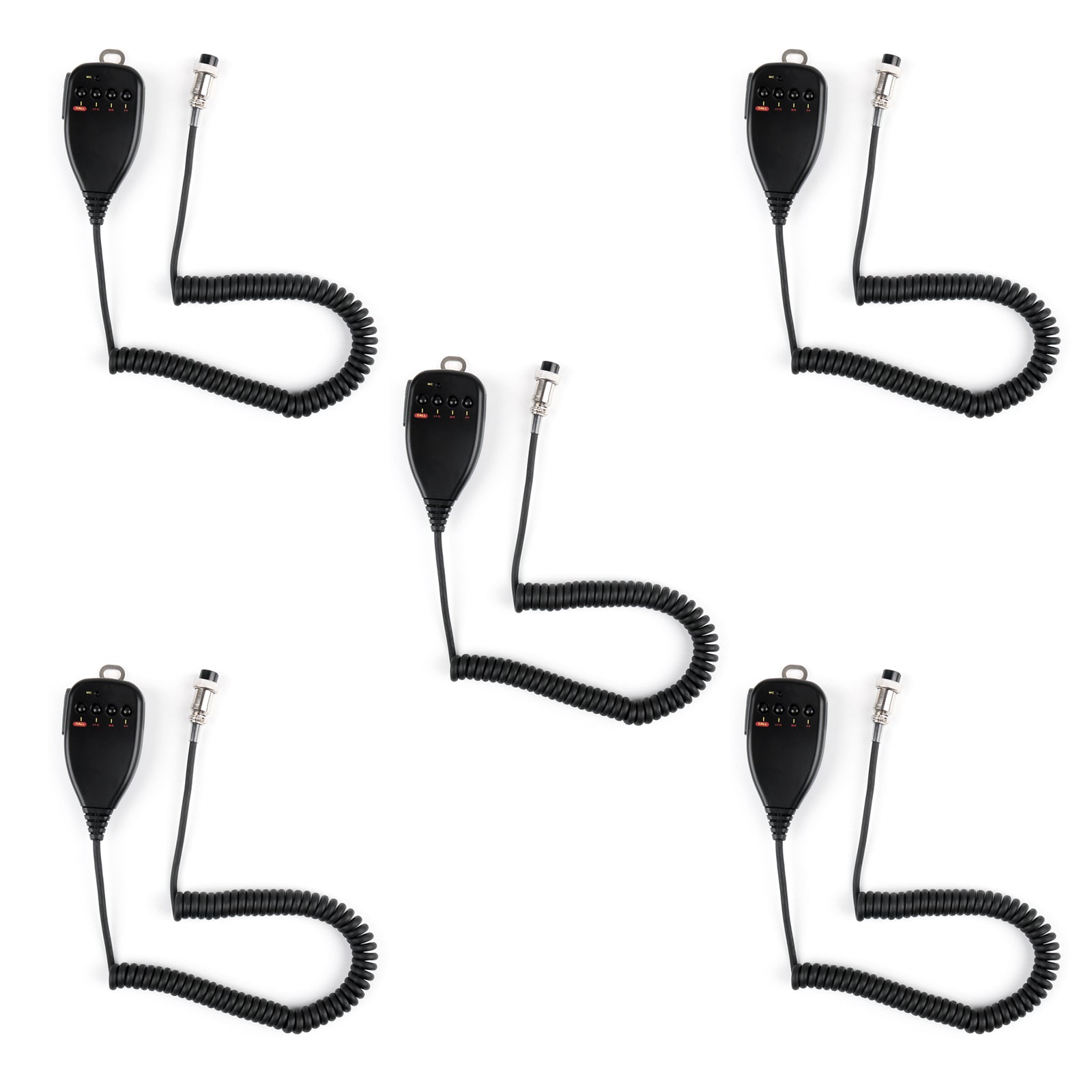 5Pcs MC-44 Car Mic Microphone For Kenwood TM-231 TM-231A TM-241 TM-331A Radio