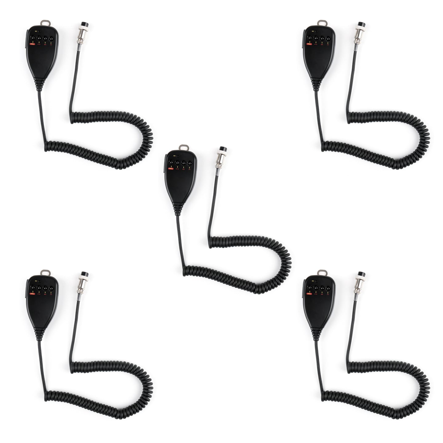 5Pcs MC-44 Car Mic Microphone For Kenwood TM-231 TM-231A TM-241 TM-331A Radio