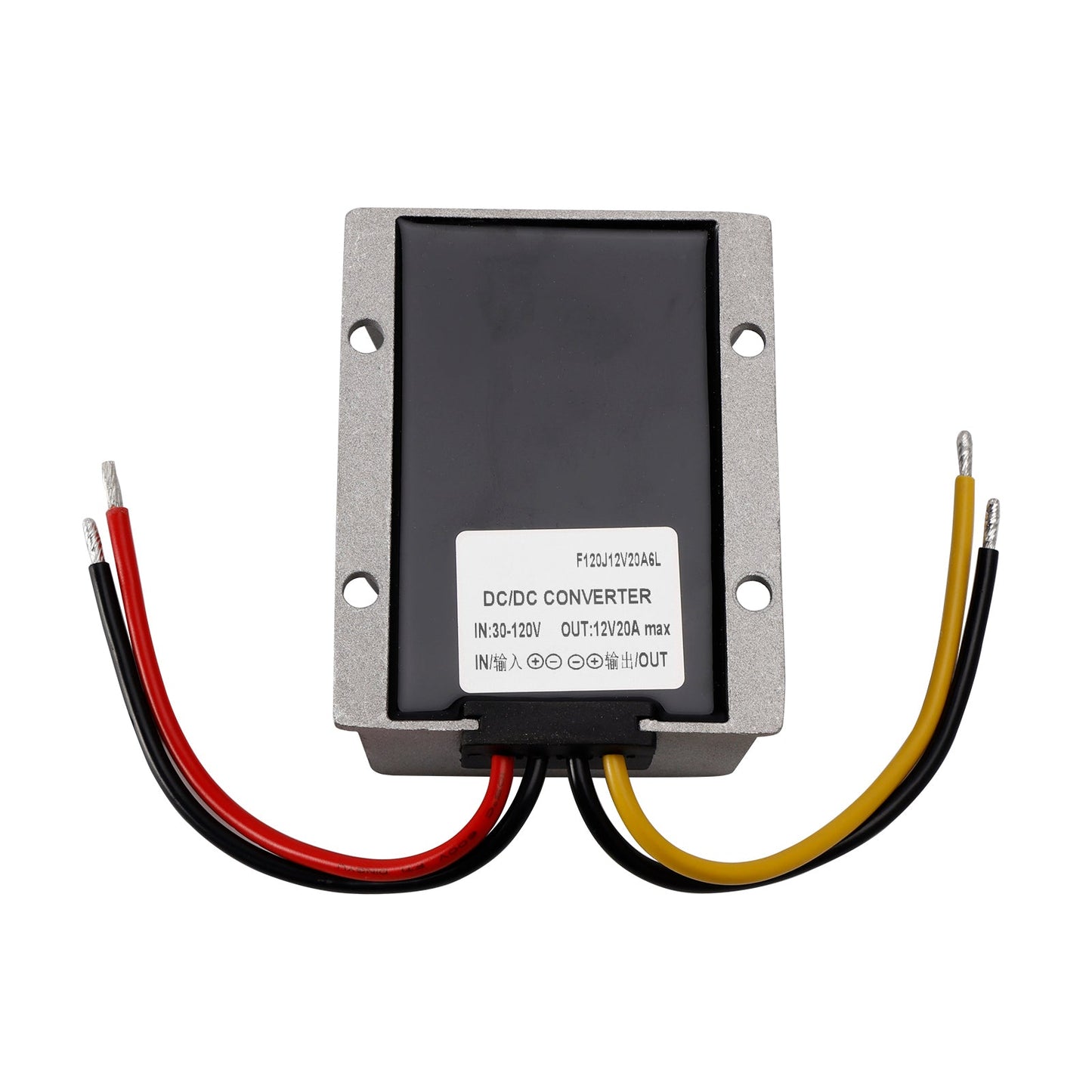 Waterproof DC 30-120V to 12V 10-20A Step-Down Power Supply Converter Regulator
