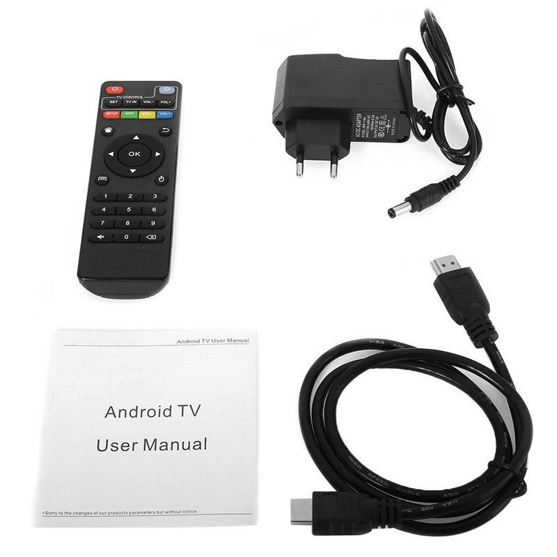 Android Smart TV Box 4K Ultra HD Network Media Player with 5G Dual-Band WiFi & Bluetooth, 8GB RAM 256GB ROM, Quad-Core CPU, Screen Mirroring Support