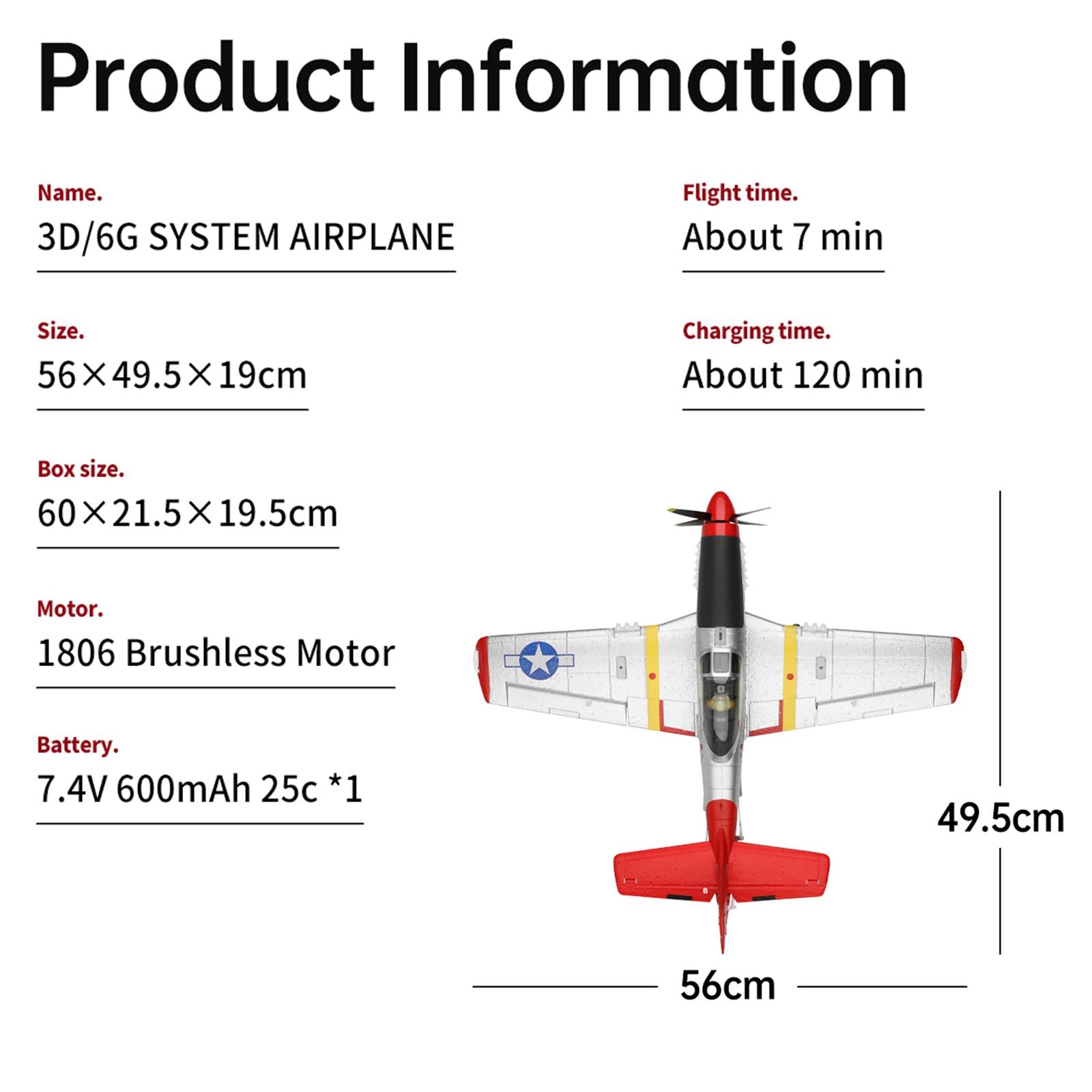 RC Fighter Airplane Collection – BF-109 & P-51 Mustang Models
