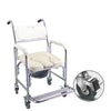 Multifunction Wheeled Mobility Toilet Frame Commode Shower Chair Wheelchair For Elderly