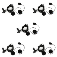5x Helmet Tactical Motorcycle Race Headset PTT For Yaesu YAESU VX-7R VX-6R Radio