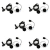 5x Helmet Tactical Motorcycle Race Headset PTT For Yaesu YAESU VX-7R VX-6R Radio
