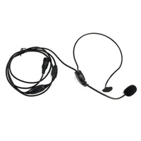 616-C2 Rear-Mounted Tactical Earhook Headset A24 Adapter Cable For A25CE A25N