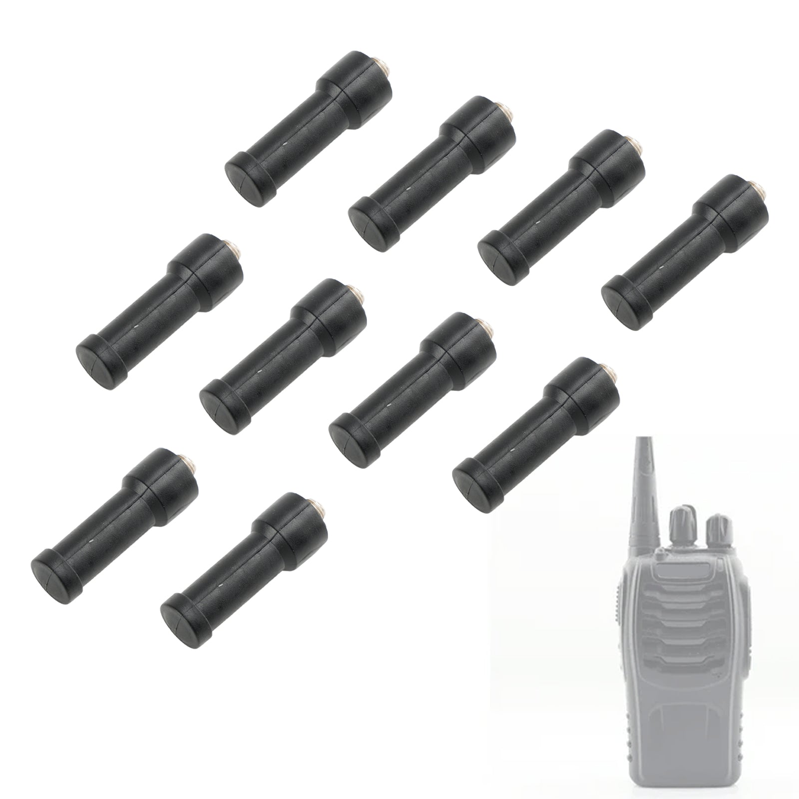 10x Car Radio Short Antenna 400-470MHZ SMA-female for HYT TC-268 TC-268S TC-368