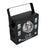 4-in-1 DJ Party Light with Strobe, UV Blacklight, Magic Ball & Laser, DMX & Sound Activated with Remote