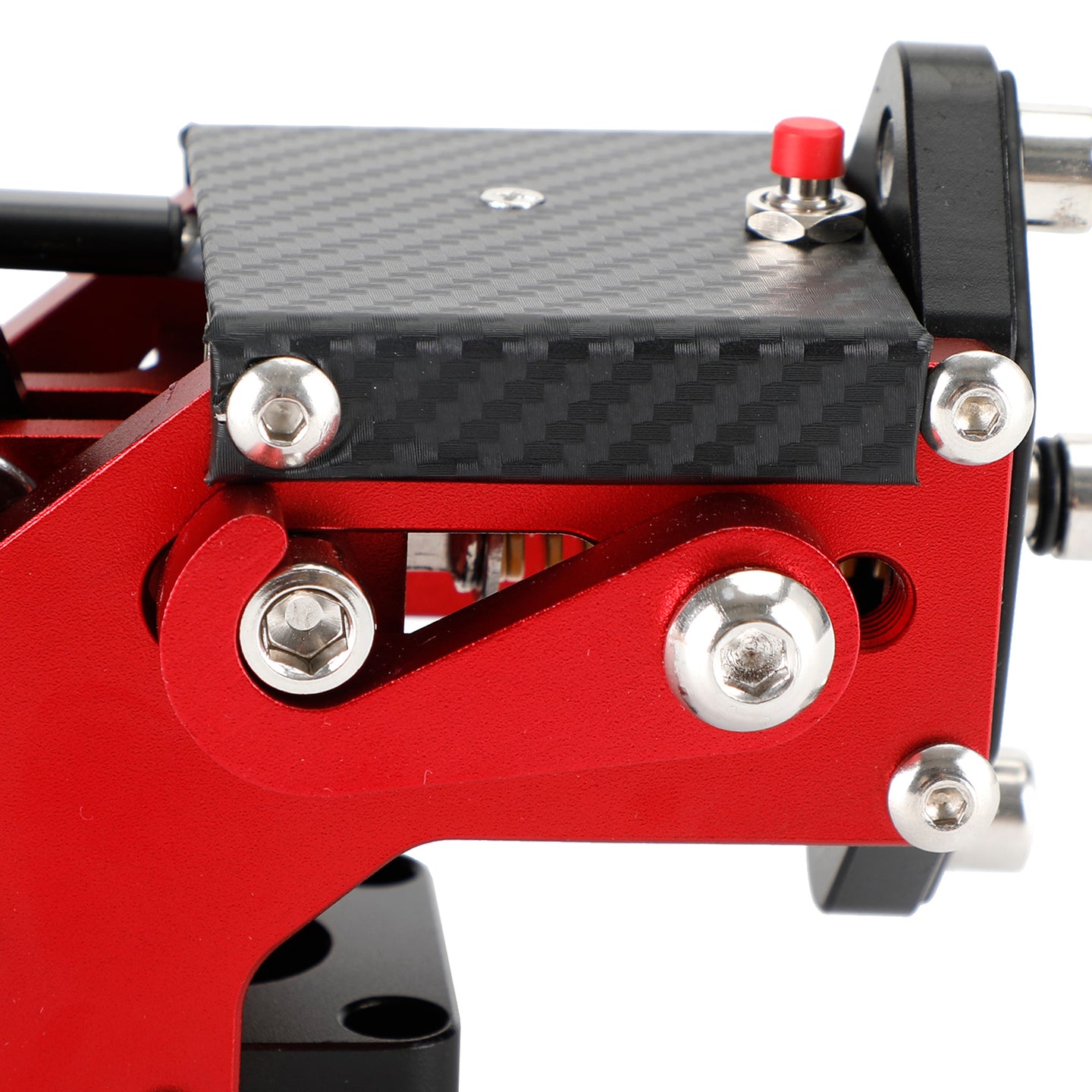USB 3.0 14Bit Racing Handbrake for Xbox Series X/S & PC – Compatible with Logitech G920 Steering Wheel Stand (Red)