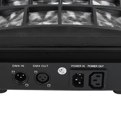 4Pcs 80W 8LED RGBW Spider Moving Head Stage Lighting Beam DMX Party DJ Lighting