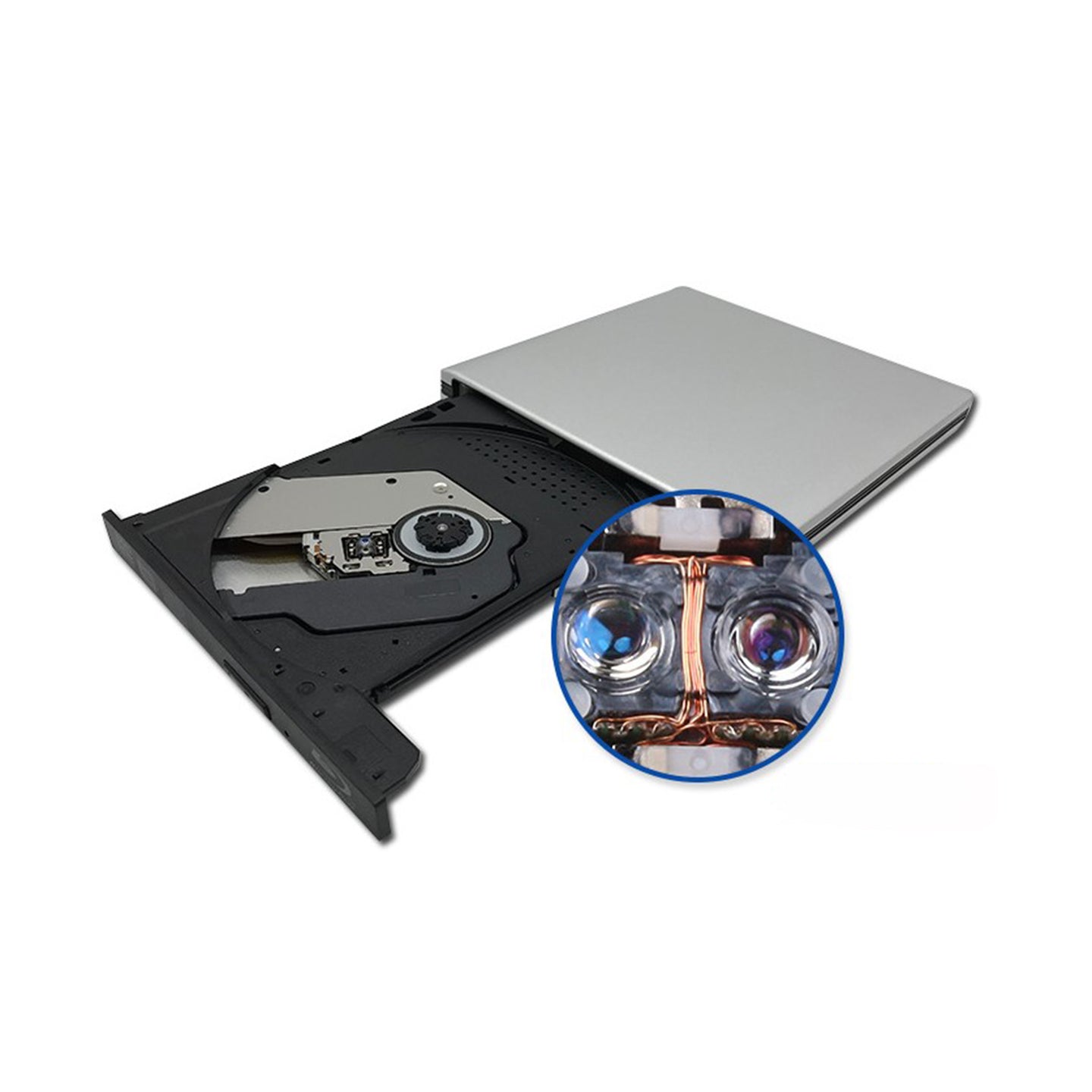 6X Burner External BD-R BD DVD CD RW Disc Writer Laptop Movie Player