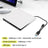 2 IN 1 USB&Type-c External Disc Writer + Reader Burner for Windows Mac