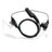 R7-018 Transparent Air Tube Earphone In-ear For R7 R7A MXP600 ION APXN70 APXN50