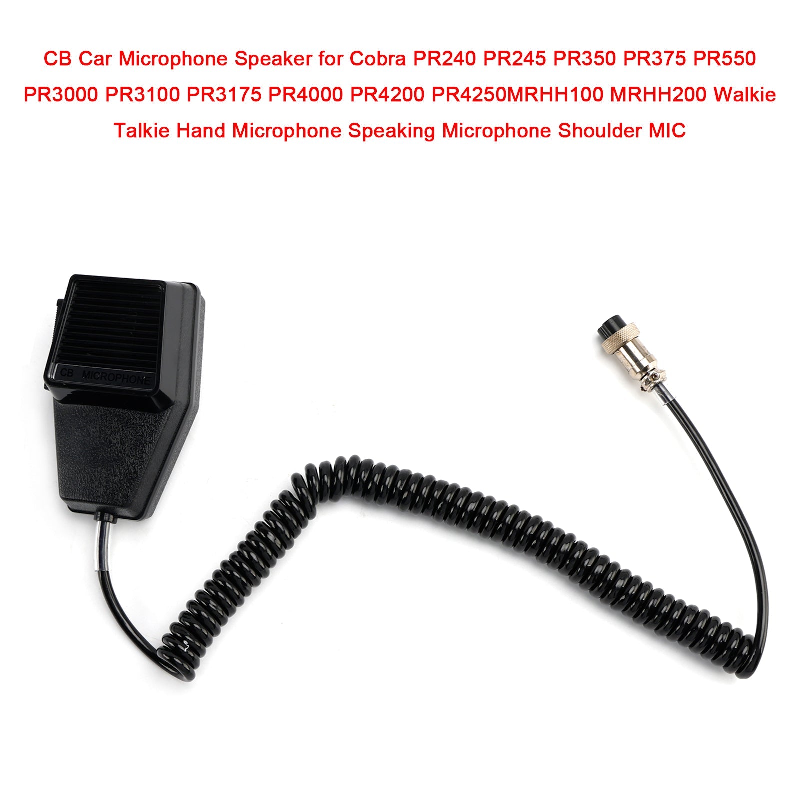 CB Car Microphone Speaker for Cobra PR240 PR245 PR350 PR375 PR550 PR3000 PR3100