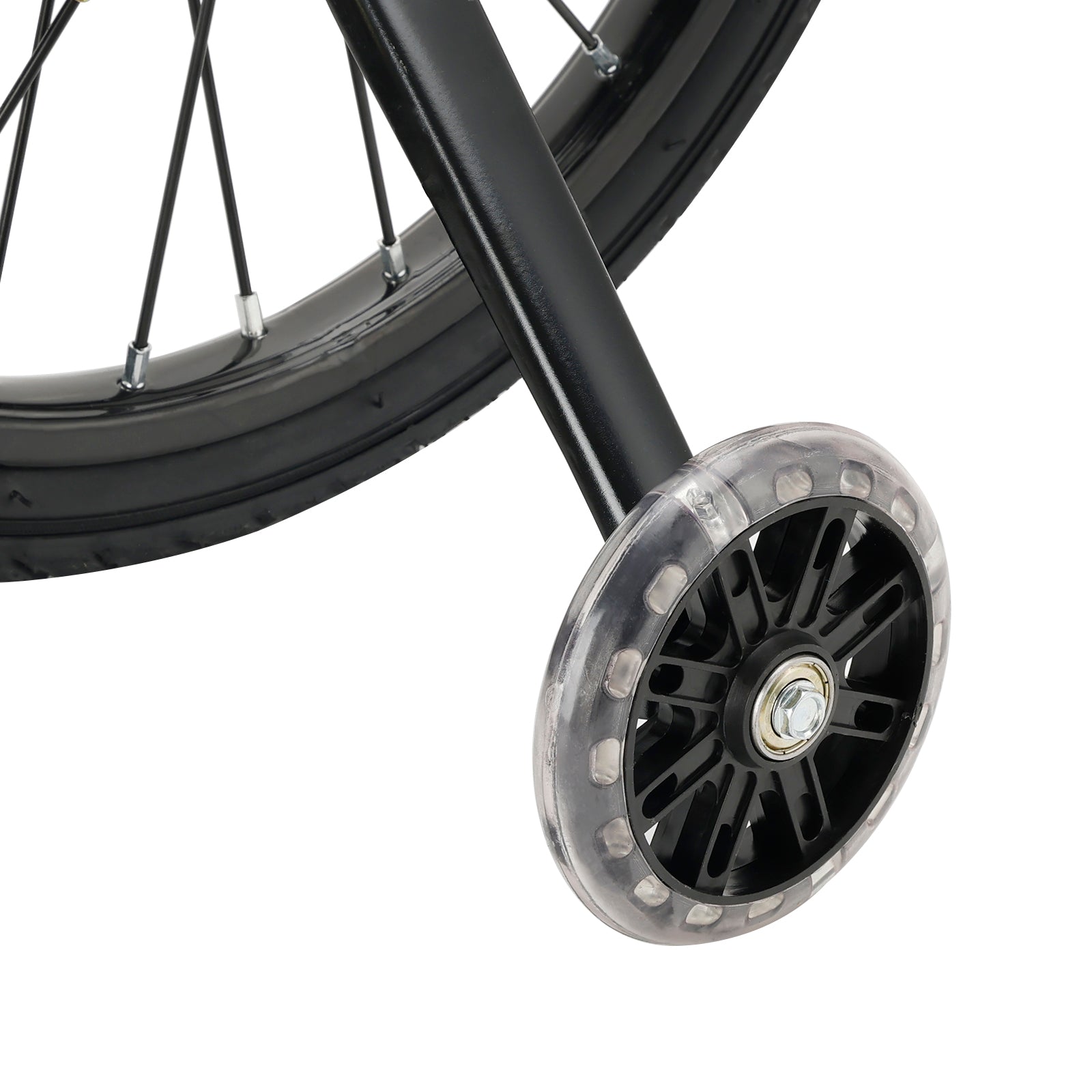 BMX Child Bike with auxiliary wheels