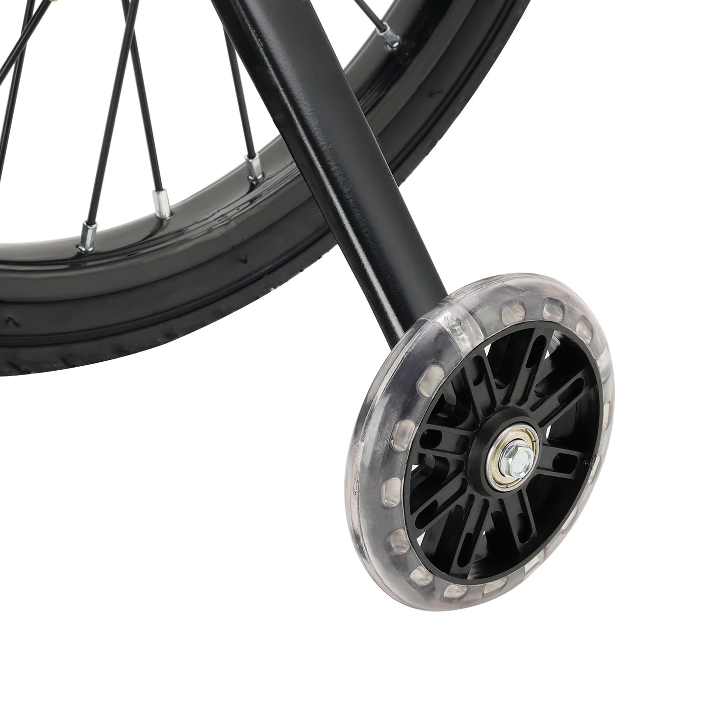 BMX Child Bike with auxiliary wheels
