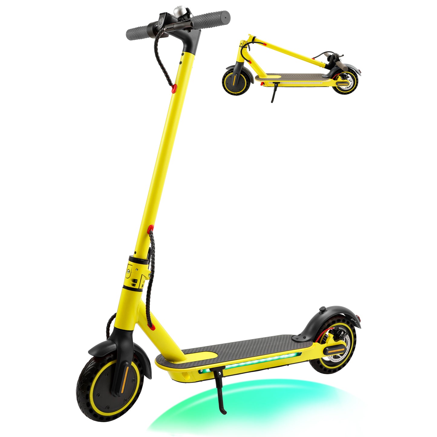 8.5" Folding Electric Scooter With app 350W 35KM Range 30km/h City Commute Yellow (Copy)