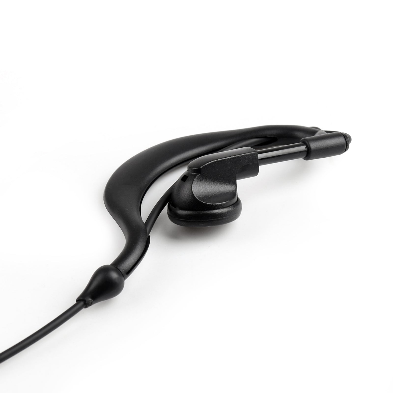 5Pcs 3.5mm Listen Only G Shape Earpiece Headset For Radio Speaker Mic