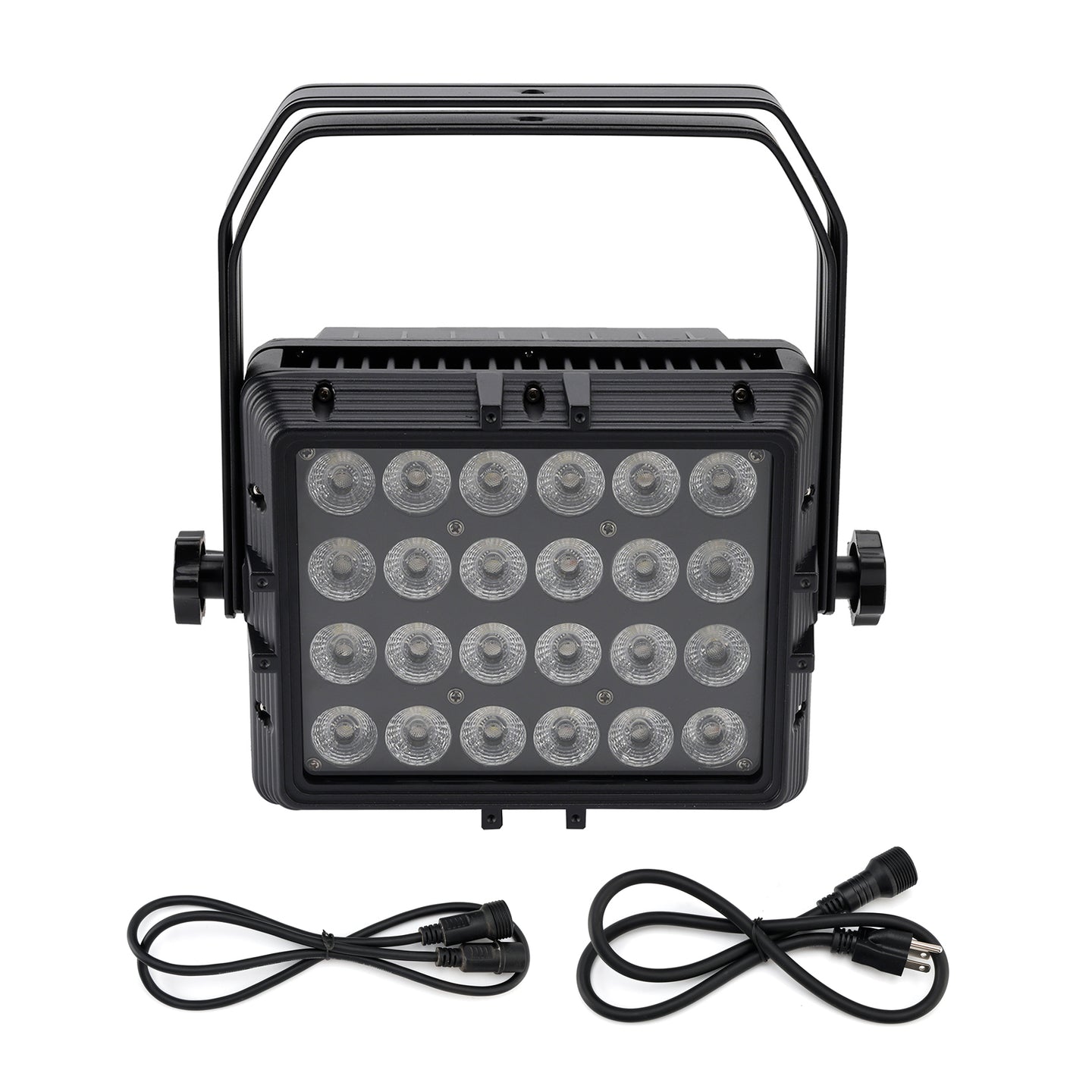 200W LED Flood PAR Light – 24x15W 6-in-1 RGBWA+UV Waterproof Stage Wash Lighting for Outdoor Events