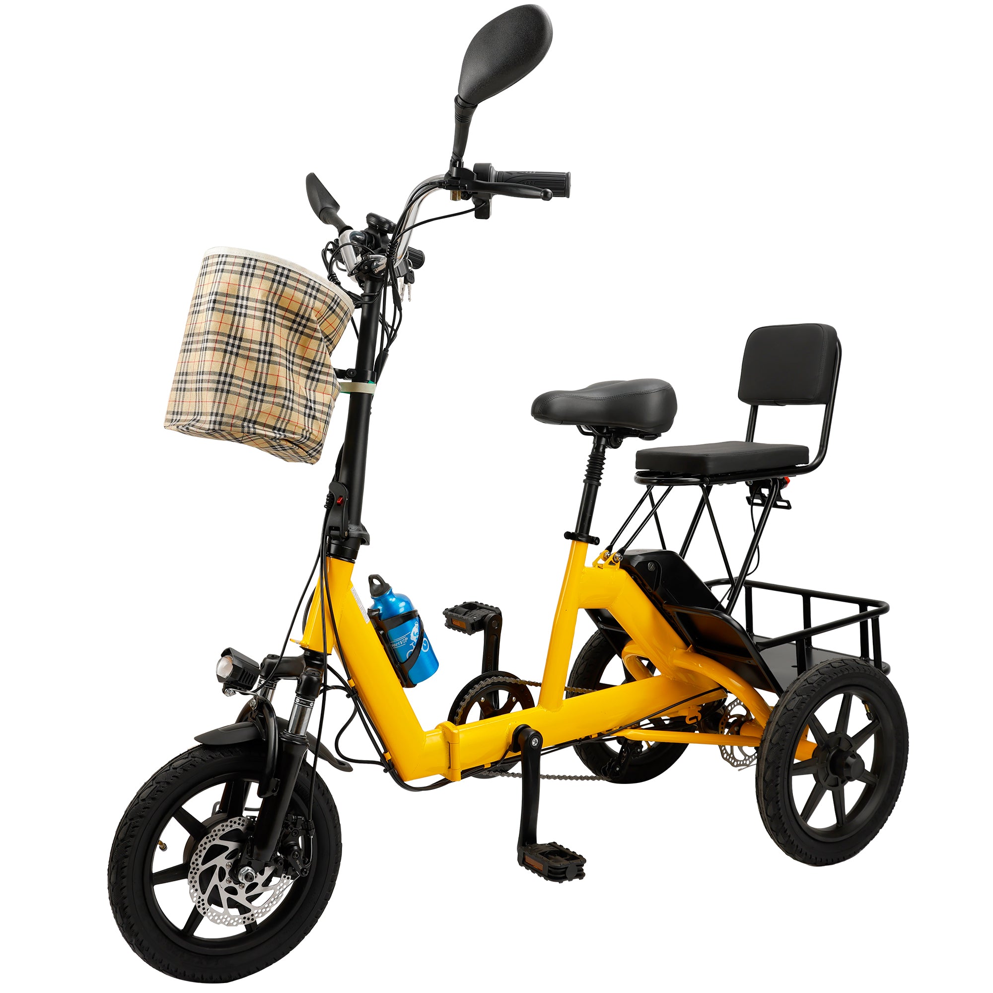 3 Wheel E-Trike Electric tricycle for Adult Folding Motorized 48V 350W