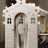 Kids Playhouse with Lights & Building Blocks, Foldable Plastic Outdoor Play Tent for Toddlers & Backyard Fun