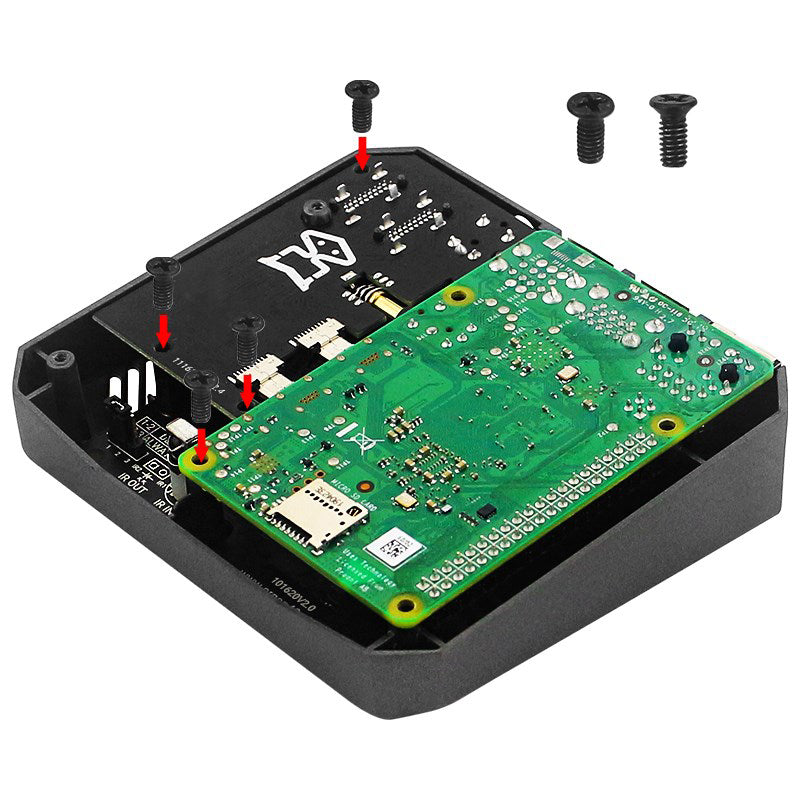 2021 Aluminum Case Shell Multifunction Cover For Raspberry Pi 4 Model B With Fan