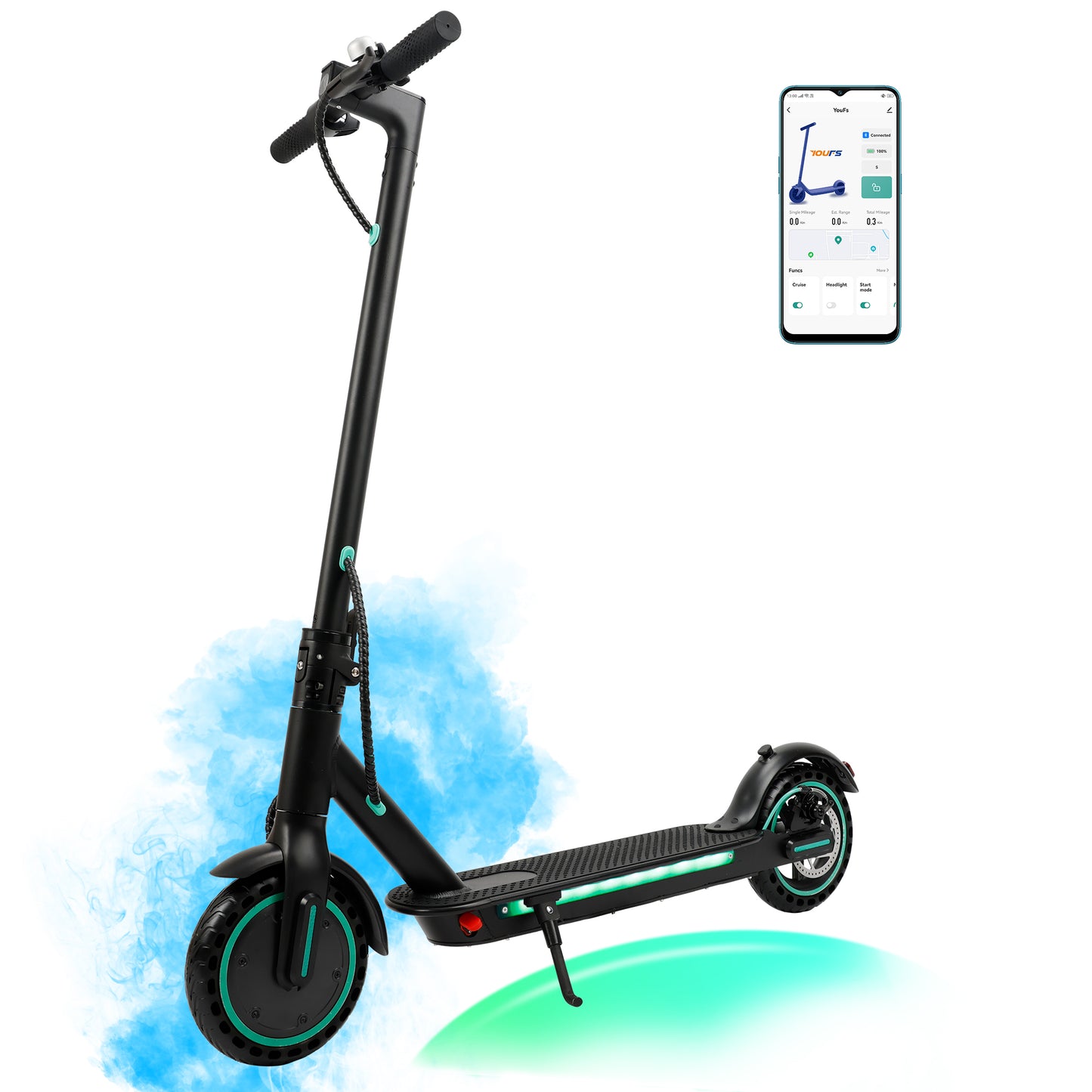 8.5" Folding Electric Scooter With app 350W 35KM Range 30km/h City Commute (Copy)