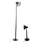3 Colors Dimmable for Bedroom/Office-Walnut Adjustable LED Floor & Table Lamp